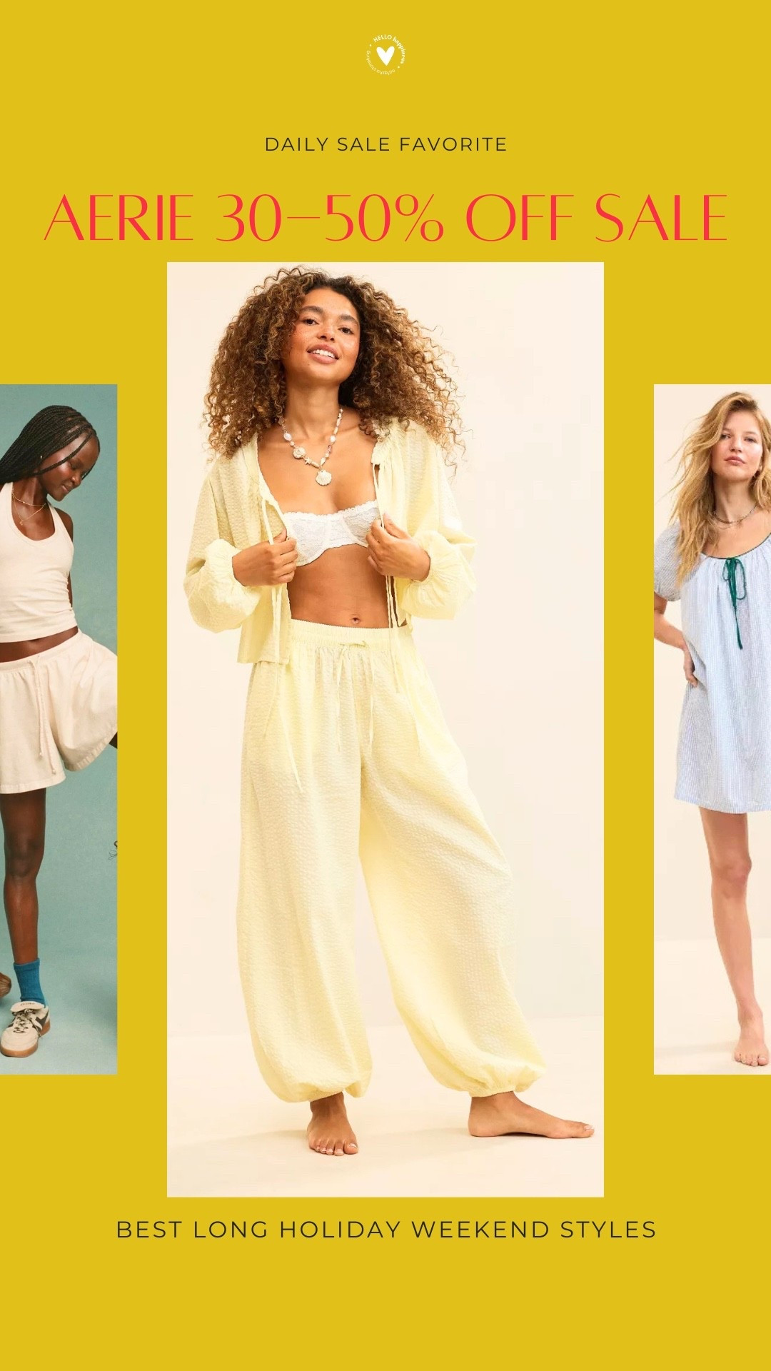 @Aerie 30-50% off sitewide sale •

#LTKootd #LTKSaleAlert