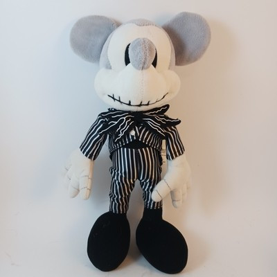 Disney Store Mickey Mouse Jack Skeleton Nightmare Before Christmas Sewn Eyes 11"  | eBay | eBay US