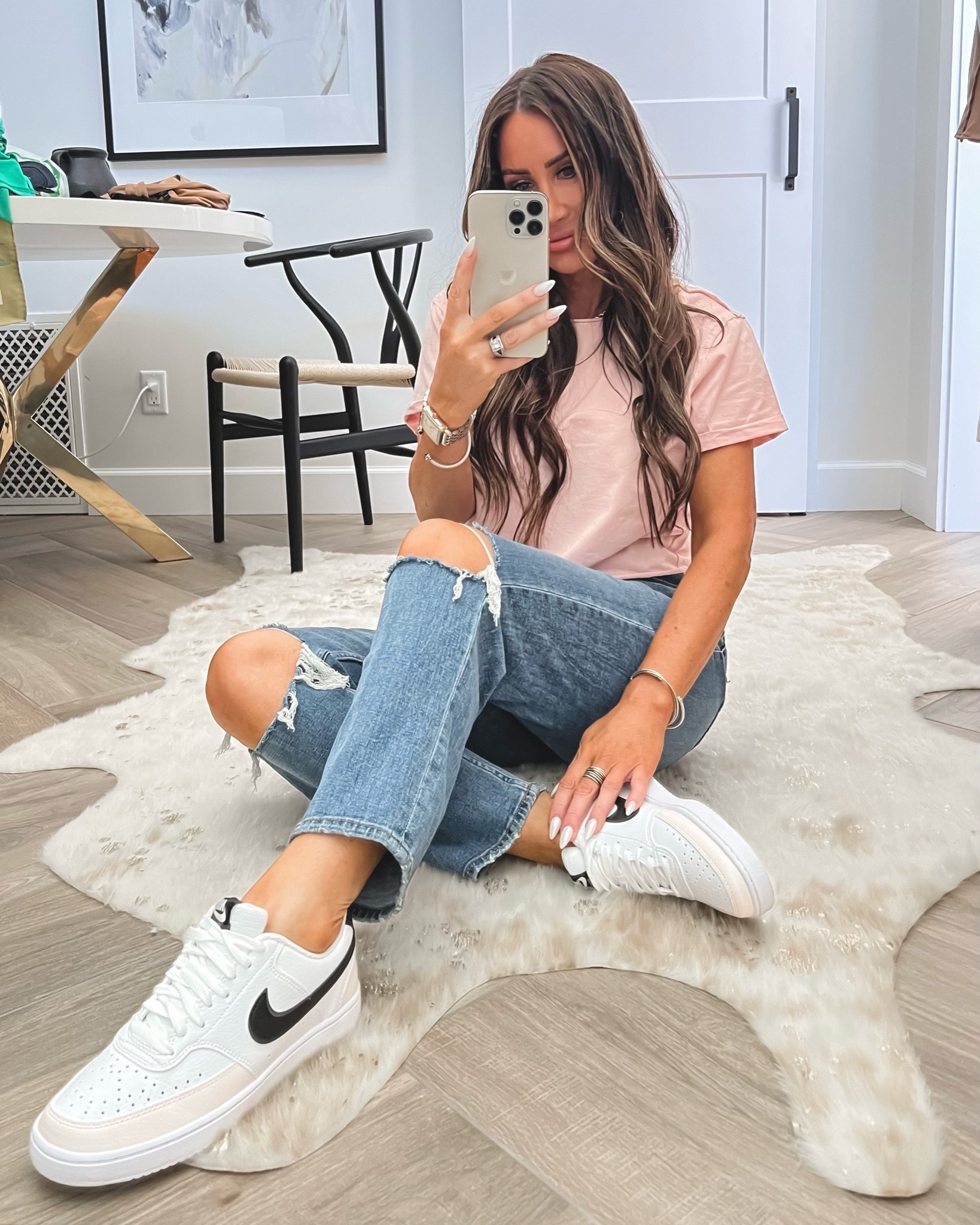Looove these kicks…u should have sized down 1/2 sz. I wore these all holiday wknd 
Jeans sz 27
Tee sz med
Gucci belt bag 
#ltkstyletip 
#liketkit #LTKshoecrush #LTKunder100 #LTKFind 

#LTKSeasonal #LTKshoecrush #LTKstyletip