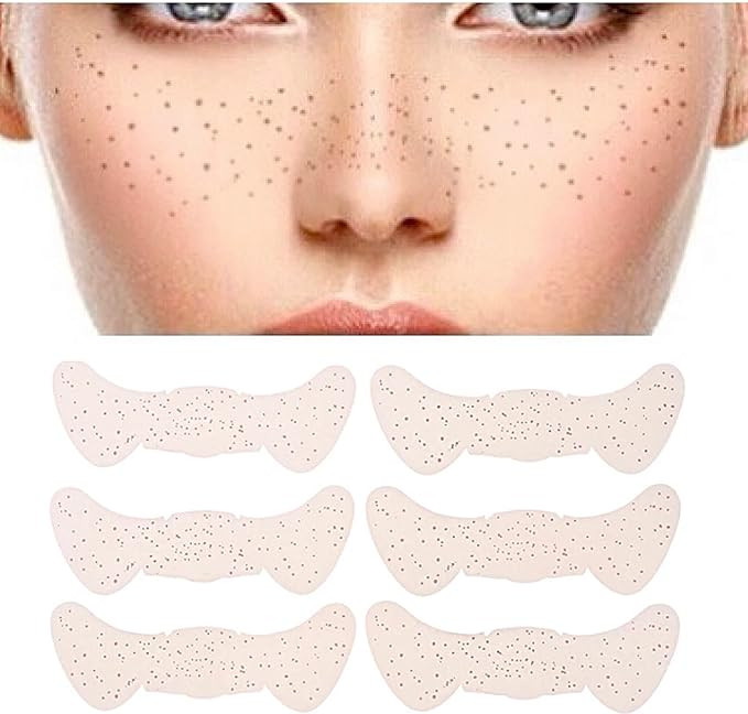 Frecklyz Waterproof Freckles - Pack of 6 Temporary Tattoo Face Stickers - Natural Looking Fake Ta... | Amazon (US)