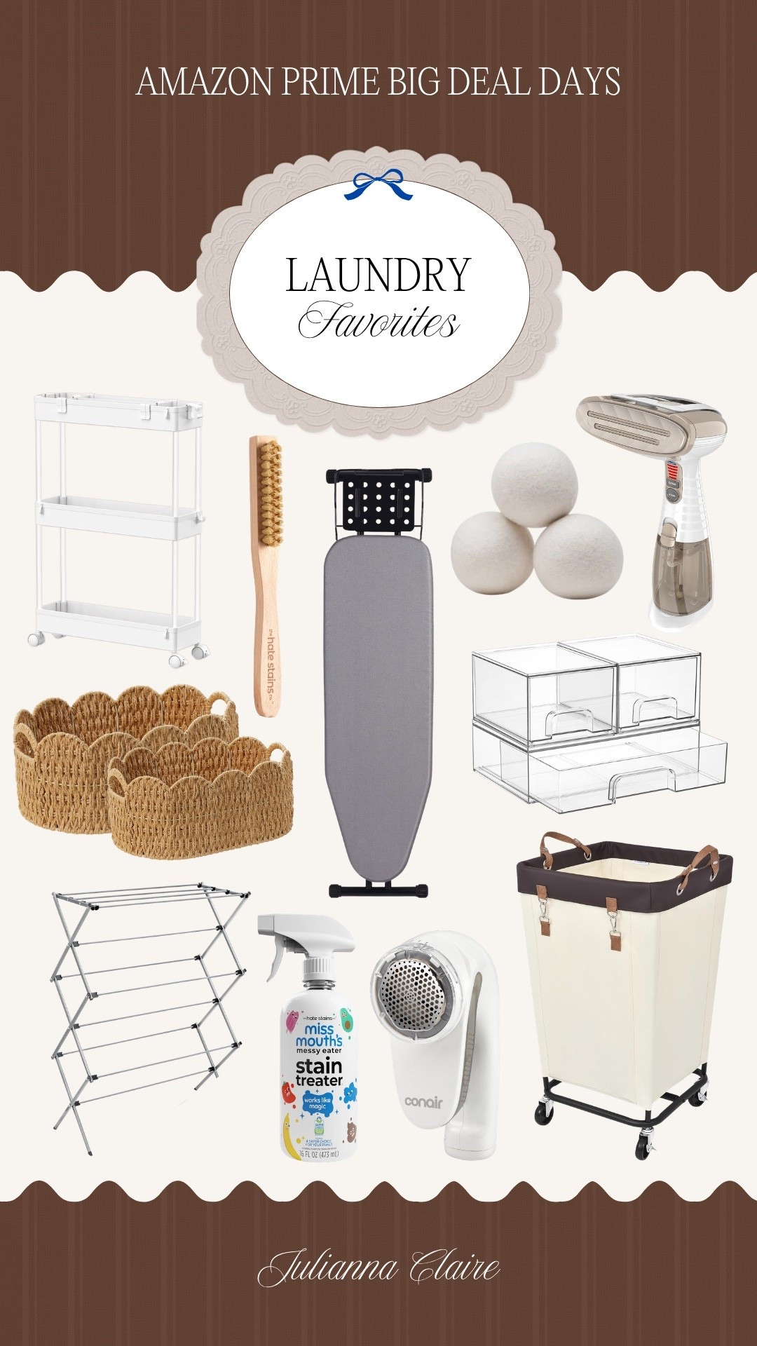 Amazon prime big deals day laundry room essentials!