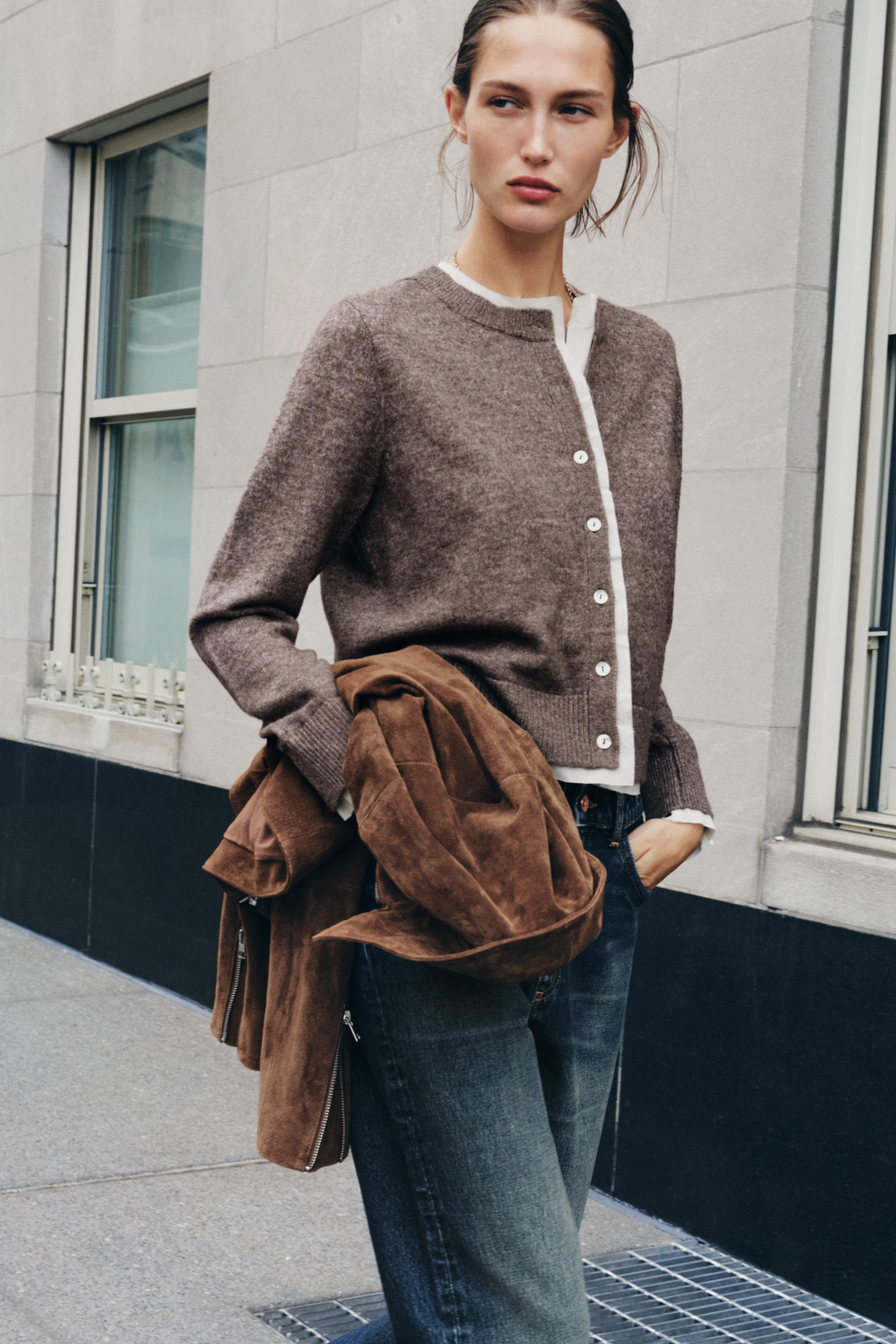 COMBINED KNIT CARDIGAN | Zara UK