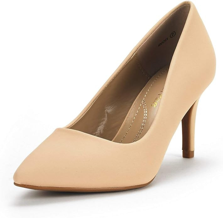 DREAM PAIRS Women's High Stiletto Heels Closed Pointed Toe Dress Pumps Shoes for Wedding Work Off... | Amazon (US)