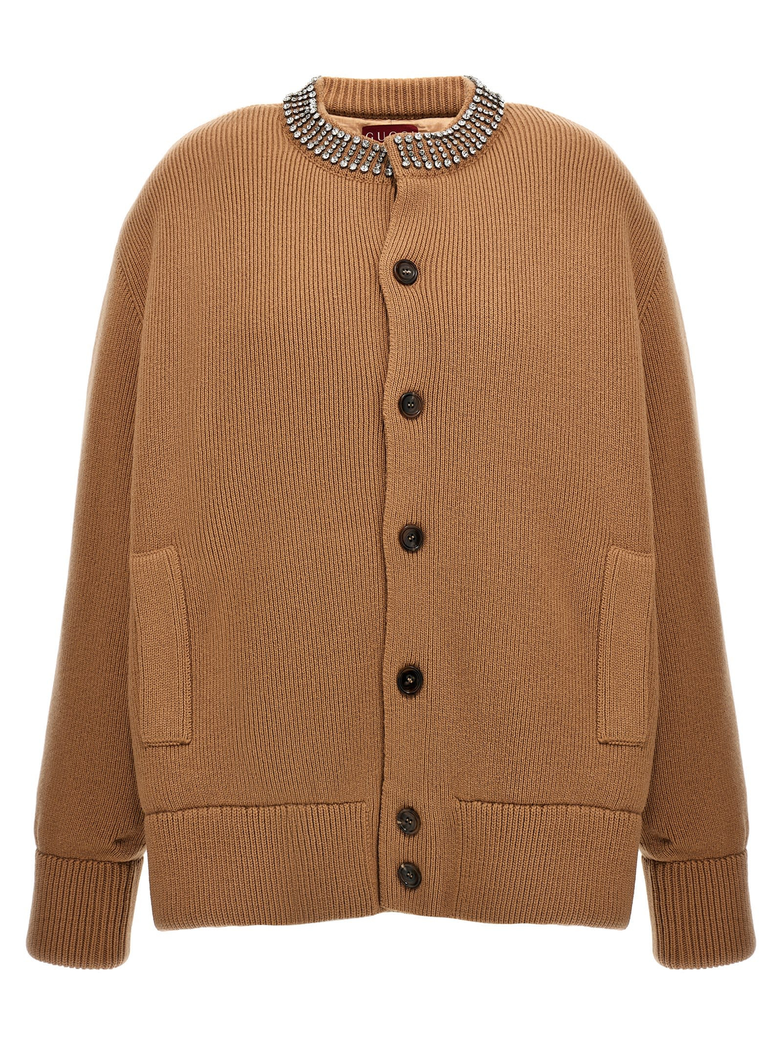 Gucci Jewel Padded Cardigan | Italist.com US