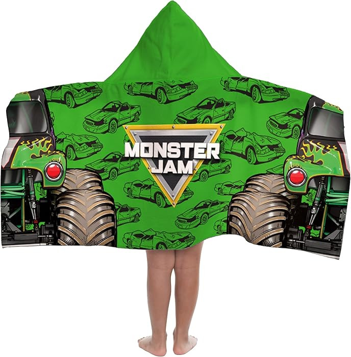 Jay Franco Kids Hooded Towel – 22" x 51" Super Soft Bath Wrap with 3D Hood, Beach, Pool & Trave... | Amazon (US)