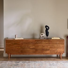 Keira Solid Wood Media Console (80") | West Elm (US)