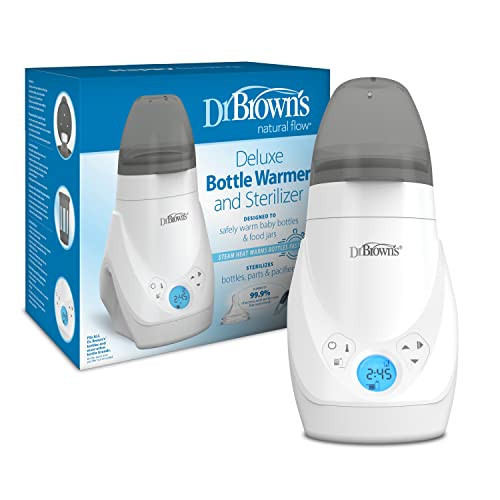 Dr. Brown's Deluxe Baby Bottle Warmer and Sterilizer for Formula, Breast Milk, and Baby Food Jars | Amazon (US)