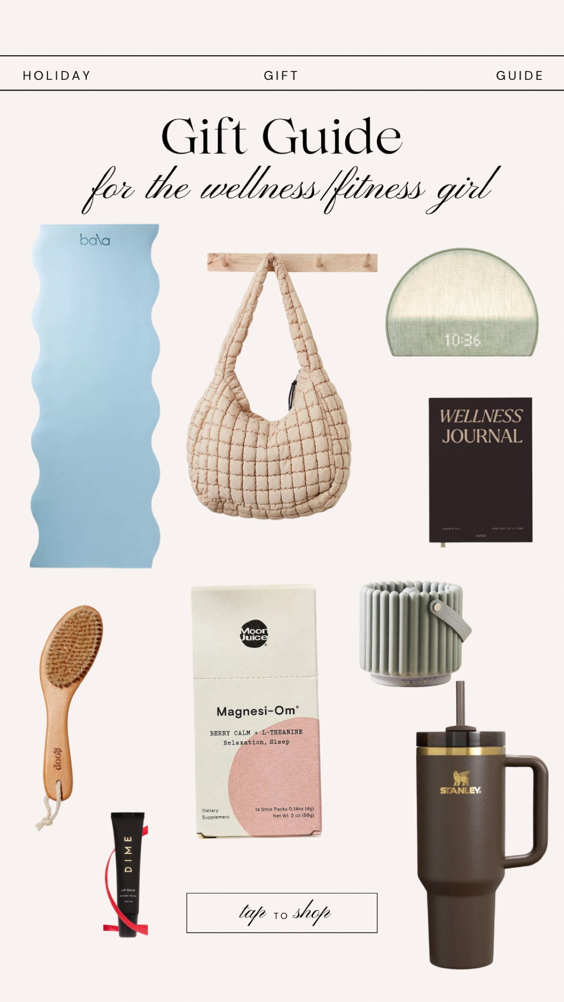 Holiday Gift Guide: The wellness girly


#LTKSaleAlert #LTKSeasonal #LTKHoliday