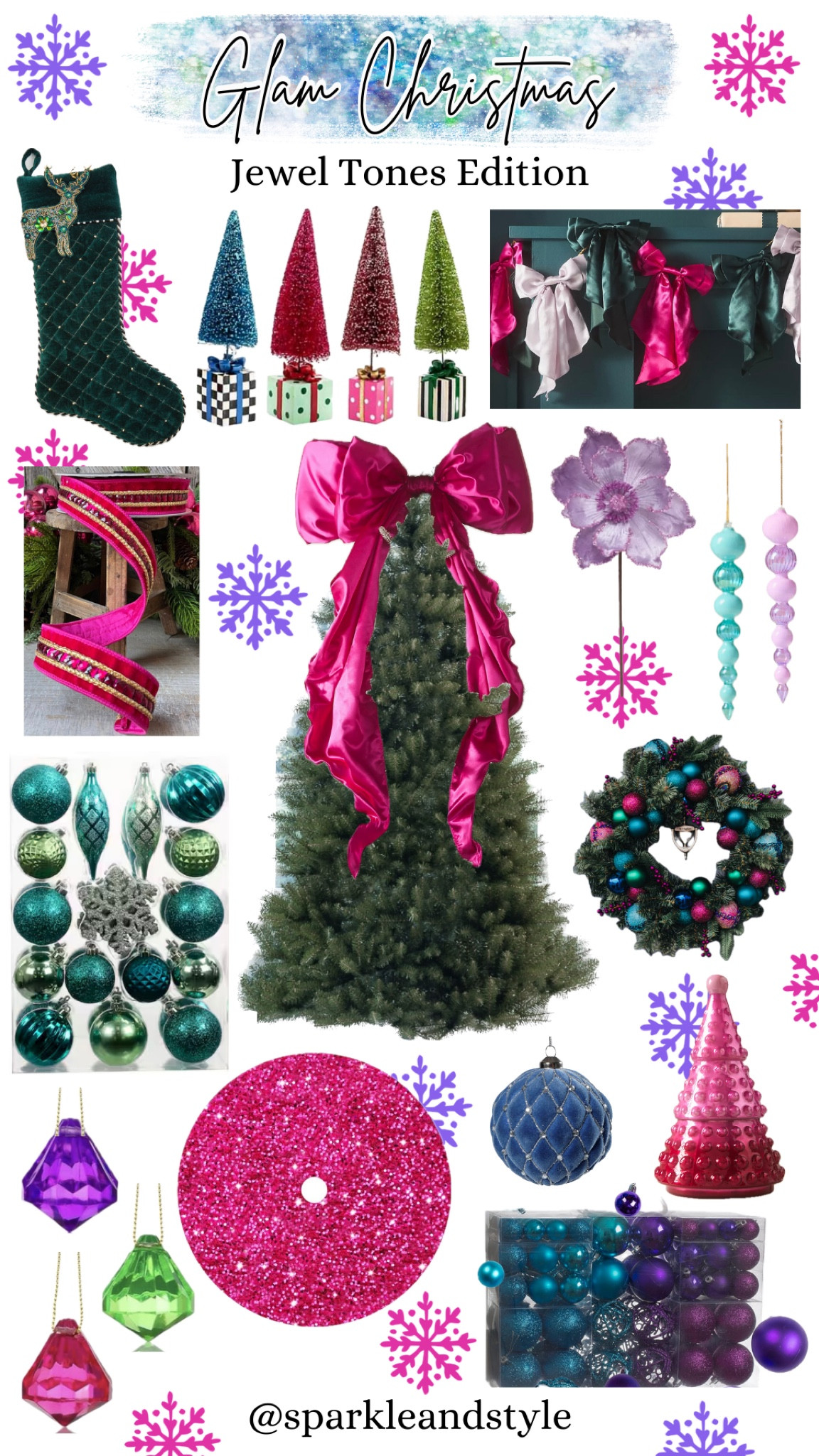 Glam Christmas: Jewel Tones 💜💙🩷💚

Christmas decor, Christmas tree, Christmas ornaments, Christmas ribbon, Christmas tree skirt, christmas stocking, Christmas wreath, Christmas tree topper, Christmas stocking holder, green, blue, purple, and pink Christmas decor, emerald green, dark blue, dark purple, and fuchsia Christmas ornaments, jewel Christmas ornaments, gemstone Christmas decor, gemstone Christmas tree ornaments, hot pink fuchsia sequin Christmas tree skirt, hot pink fuchsia ribbon bow tree topper, Christmas ornaments, bottle brush trees, ornaments, emerald green christmas stocking, blue and purple icicle ornaments, hot pink fuchsia Christmas tree ribbon, jewel tone Christmas wreath, purple poinsettia, hot pink fuchsia Christmas tree candle, hot pink fuchsia, green, and white ribbon bow garland, dark blue velvet quilted ornaments, home interior, home decor, home accessories, home decoration, glam Christmas decor, girly girl Christmas, Luxe Christmas, elegant Christmas, classy Christmas, Christmas tree decorations, Christmas decorations


#LTKSeasonal #LTKHome #LTKHoliday