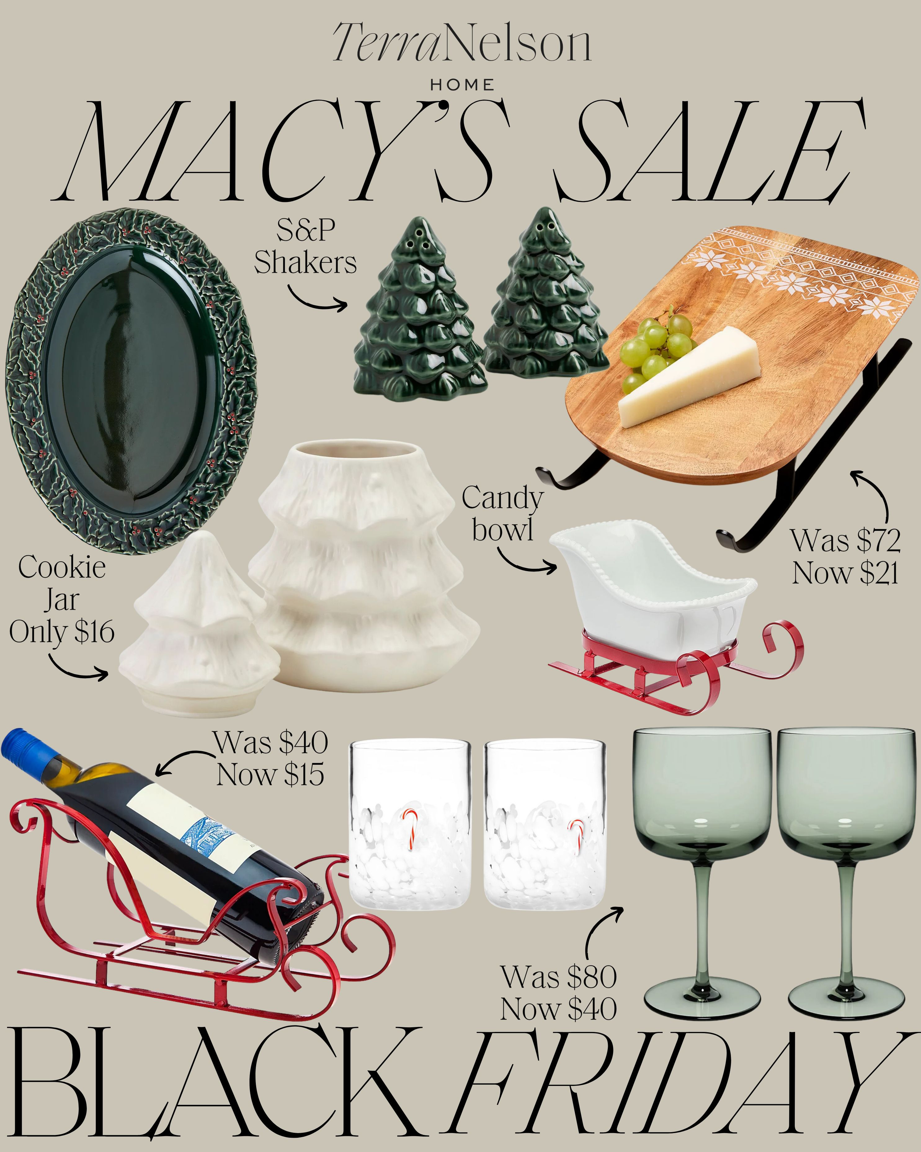 Macy's Black Friday Sale!
Holiday Entertaining / Holiday Sale / Festive Table Settings / Holiday Tableware / Christmas Dinnerware / Seasonal Table Runners / Holiday Table Linens / Christmas Placemats / Festive Chargers / Holiday Glassware / Crystal Wine Glasses / Elegant Flatware / Serving Platters / Holiday Centerpieces / Candle Holders / Napkin Rings / Christmas Napkins / Tabletop Trees / Festive Salt & Pepper Shakers / Seasonal Drinkware / Holiday Serving Bowls / Cheese Boards & Trays / Dining Room Decor / Buffet & Sideboard Essentials / Christmas Place Cards / Holiday Serving Utensils / Festive Appetizer Plates 

 #LTKHoliday #LTKHome #LTKSaleAlert