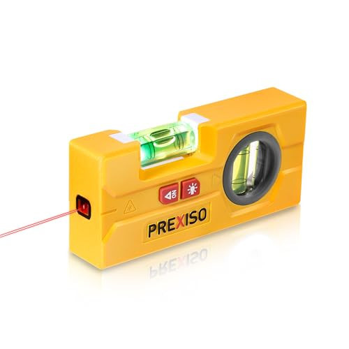 PREXISO 30Ft Small Laser Leveler Tool, LED 90°/180° Magnetic Spirit Level | Amazon (US)