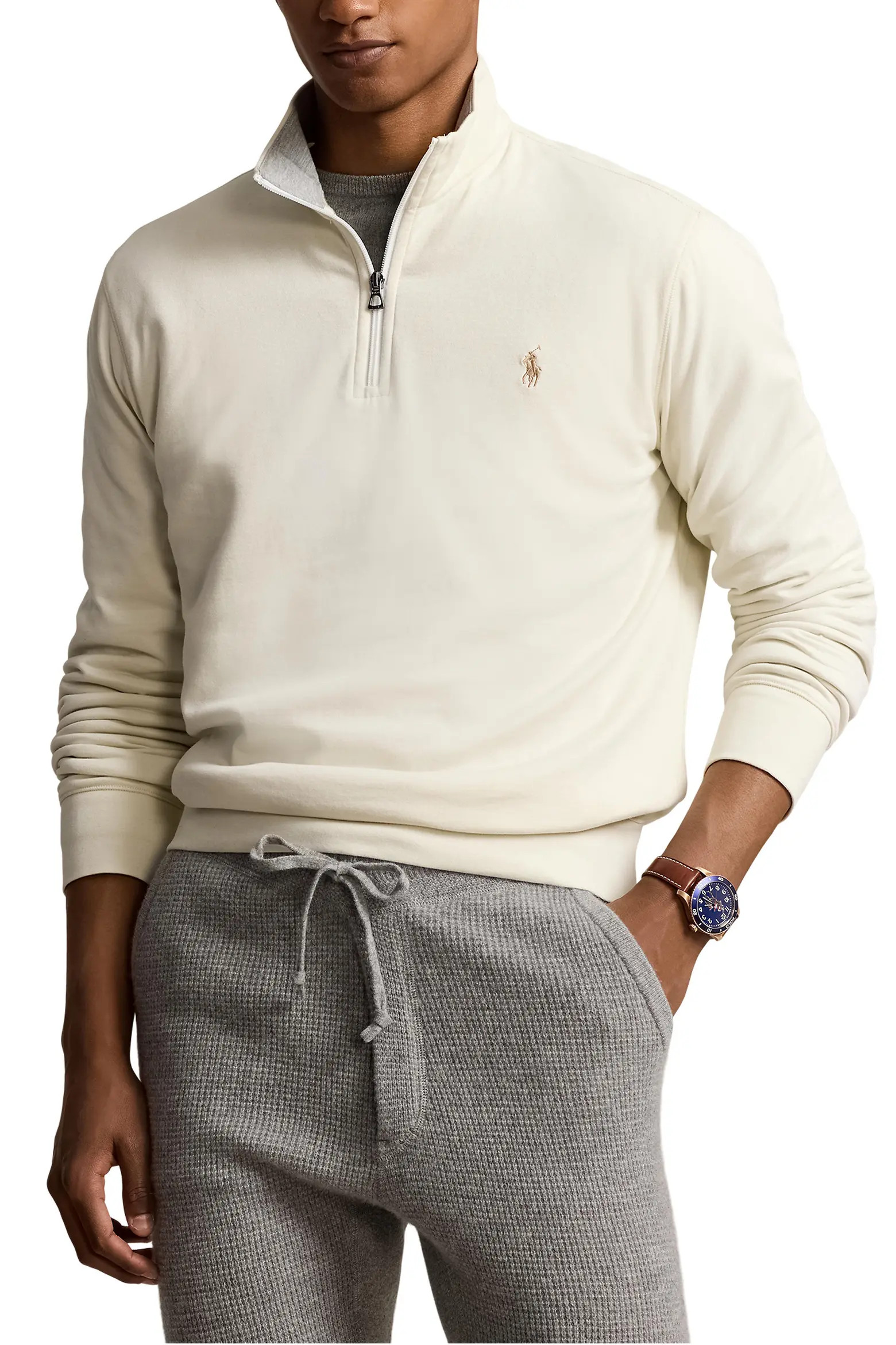 Lux Heathered Quarter Zip Pullover (Men) | Nordstrom | Nordstrom