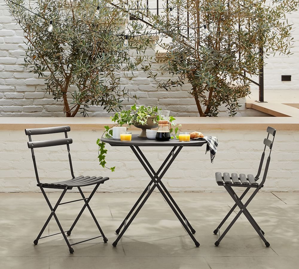 Emu Round Bistro Table + Chair Dining Set | Pottery Barn (US)
