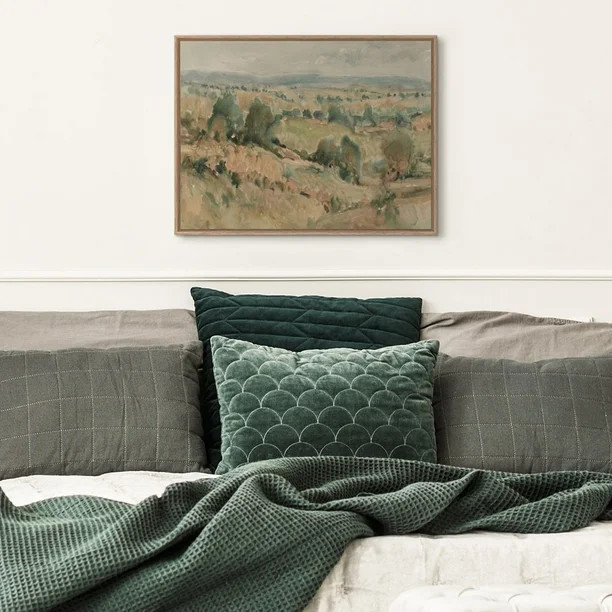 My Texas House - Lavender Sky Framed Canvas Wall Art- 16x12 | Walmart (US)