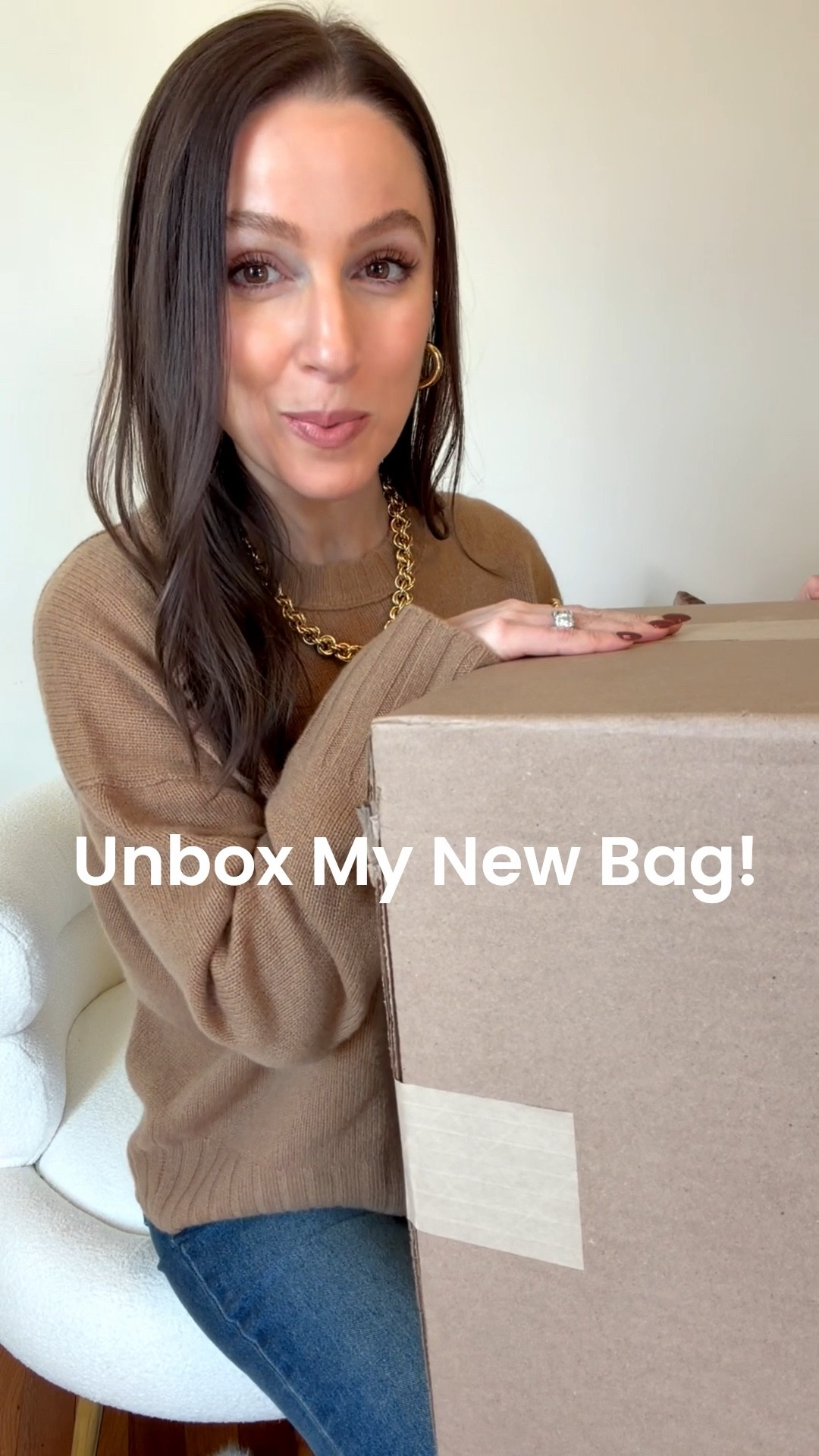 Unbox my new bag with me! 