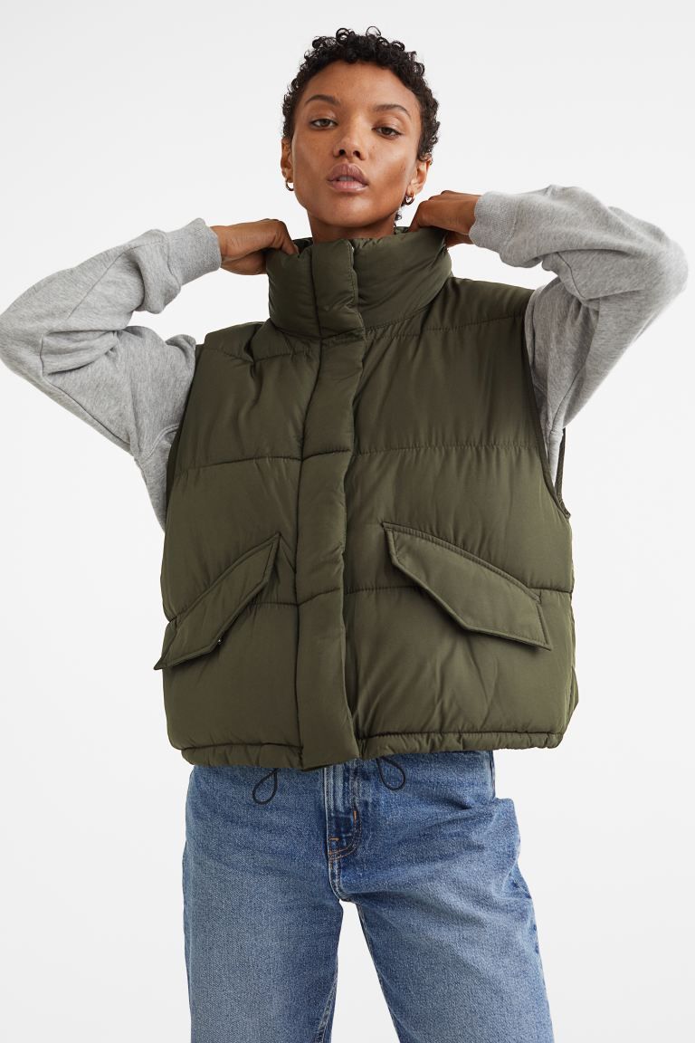 Stand-up-collar Puffer Vest | H&M (US + CA)