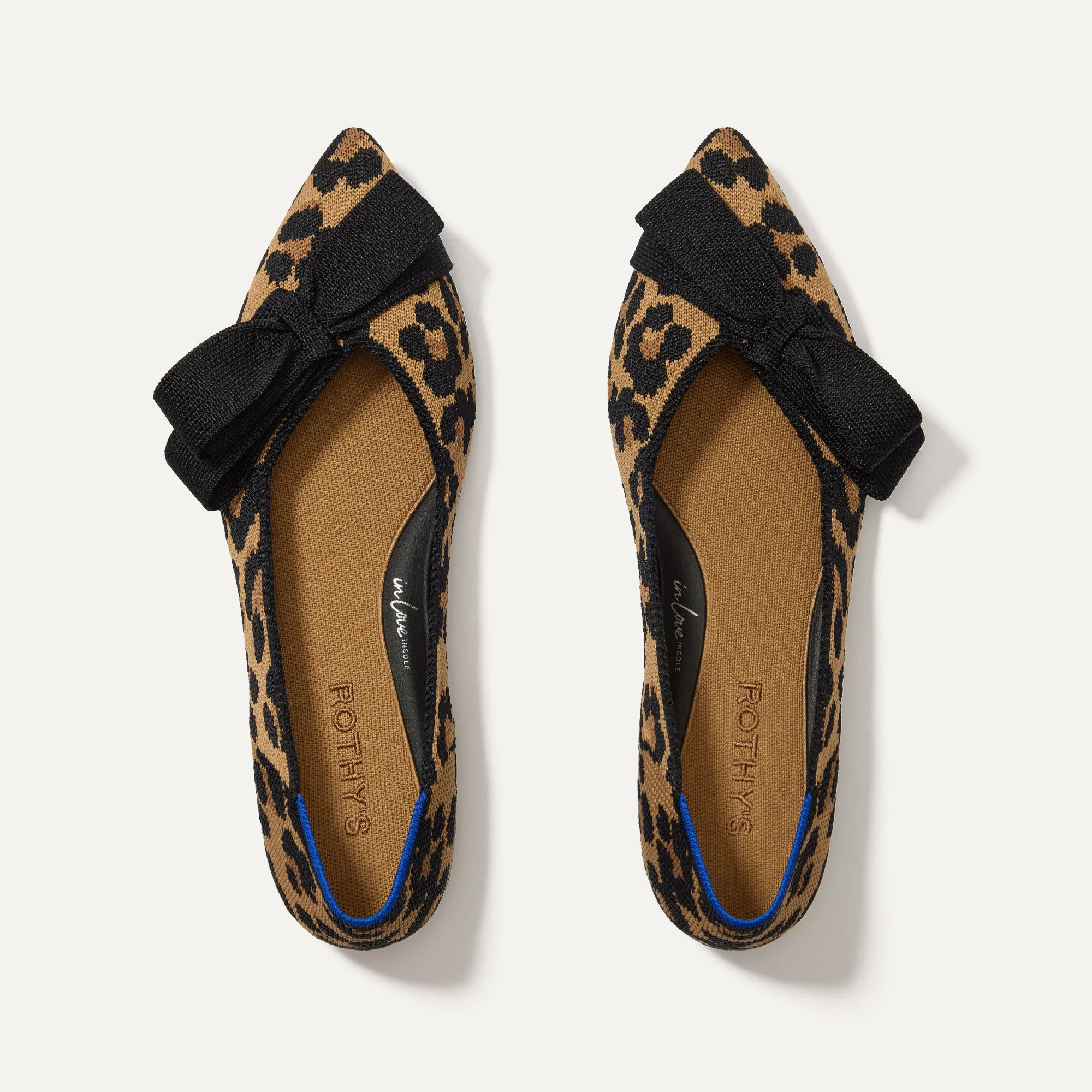 The Bow Point II in Sable Spot | Regular & Wide Flats | Rothy's | Rothy's
