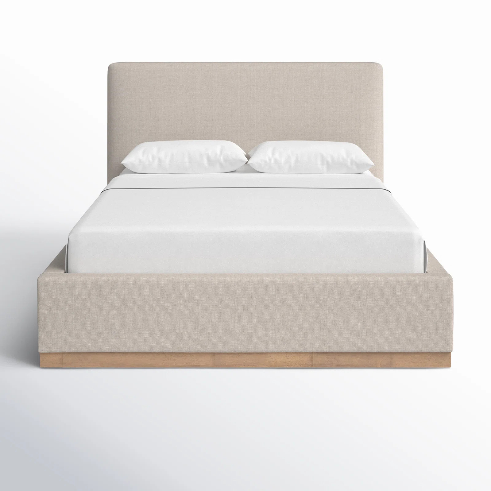 Delpha Grounded Upholstered Wood Base Bed | Joss & Main