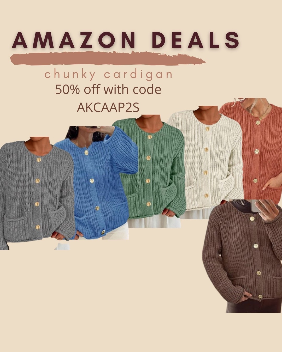 $20 ends 2/2

Amazon fashion
Amazon deals
Chunky cardigan


#LTKSaleAlert