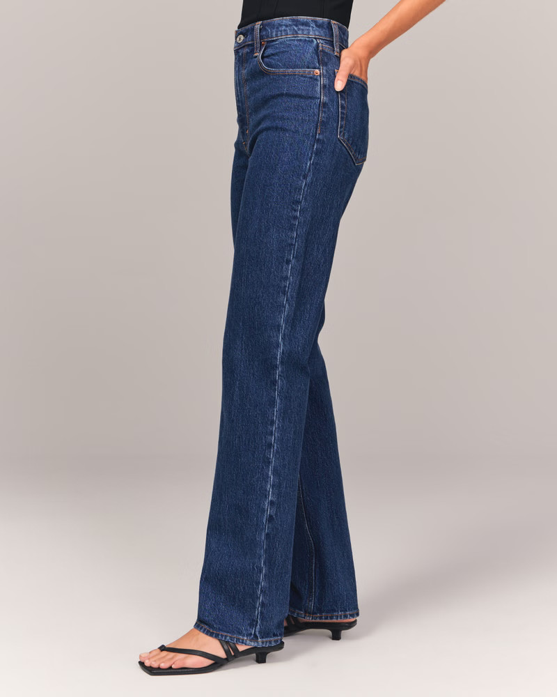 Ultra High Rise 90s Straight Jean | Abercrombie & Fitch (US)