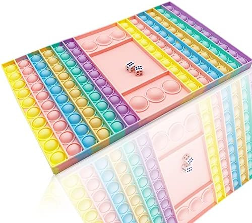QETRABONE Pop Chess Game Board, Push Bubble Sensory Fidget Toy, Chess Board Game Silicone Toy, Hu... | Amazon (US)