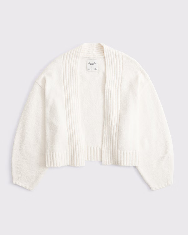 Barrel Sleeve Non-Closure Cardigan | Abercrombie & Fitch (US)