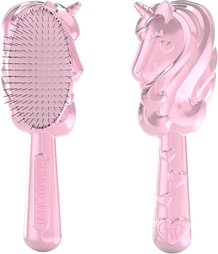 Unicorn Detangling Hair Brush for Kids - Anti Frizz and Anti Static - Soft and Long Bristles to D... | Amazon (US)