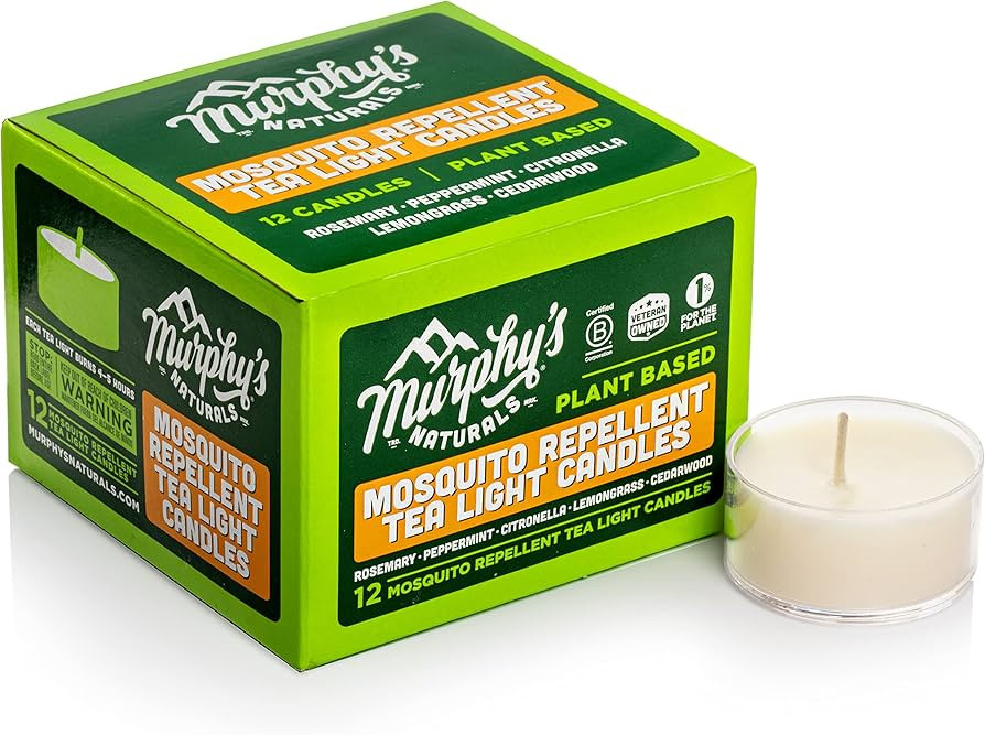 Murphy’s Naturals Mosquito Repellent Tea Light Candles | DEET Free | Made with Essential Oils a... | Amazon (US)