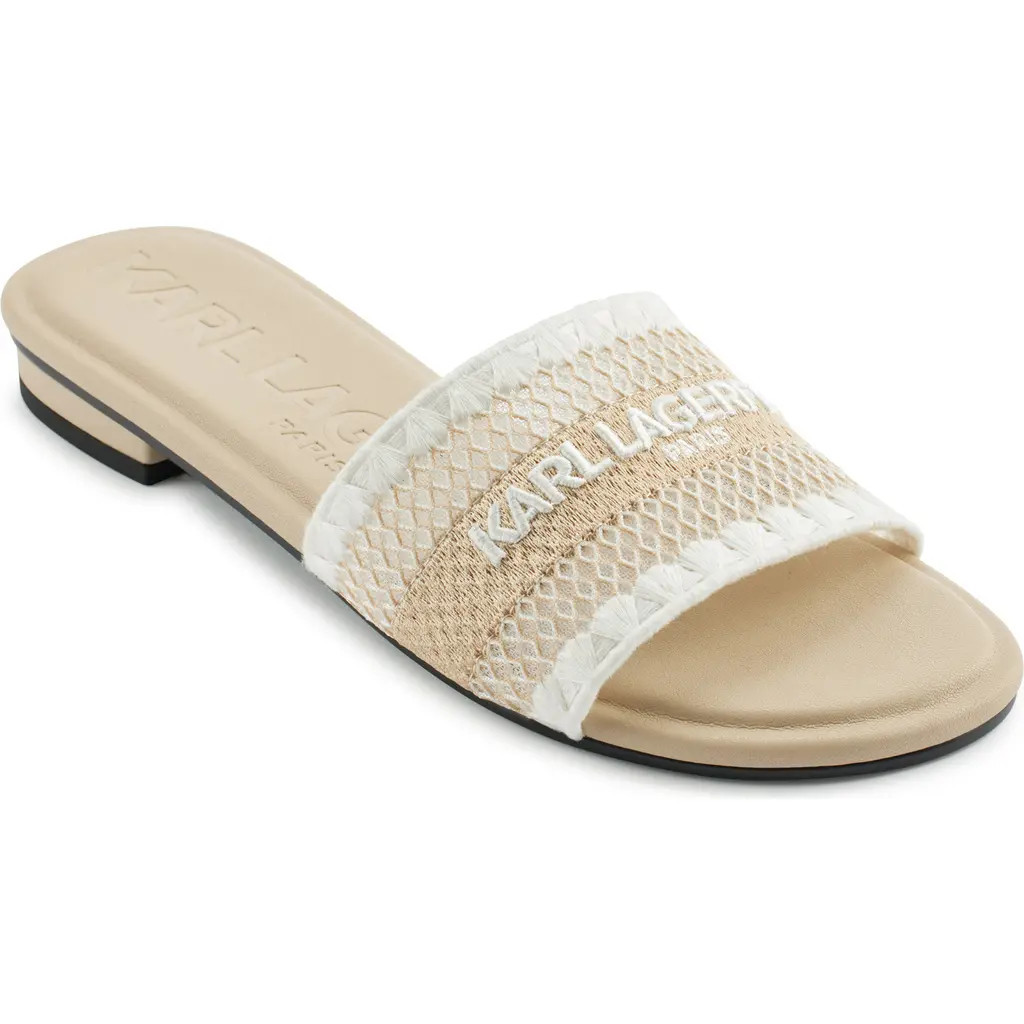 KARL LAGERFELD Cairra Slide Sandal in Dusty Nude at Nordstrom Rack, Size 5.5 | Nordstrom Rack