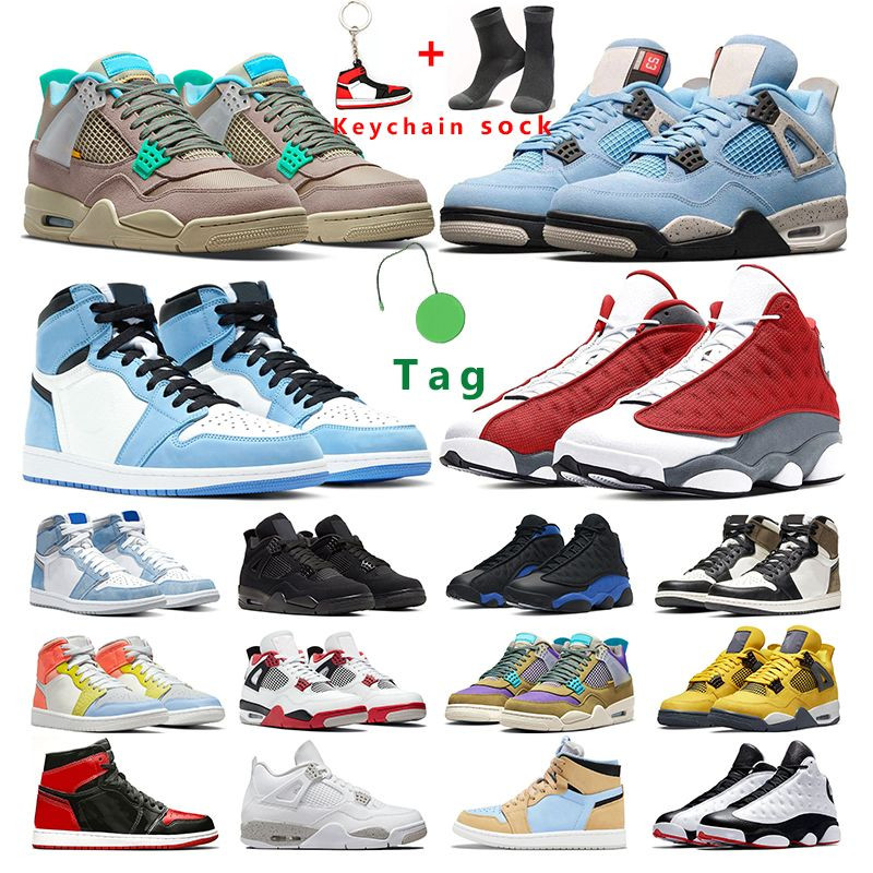 Men Basketball Shoes 1s University Blue 4s White Oreo Taupe Haze Black Cat 13s Red Flint Hyper Ro... | DHGate