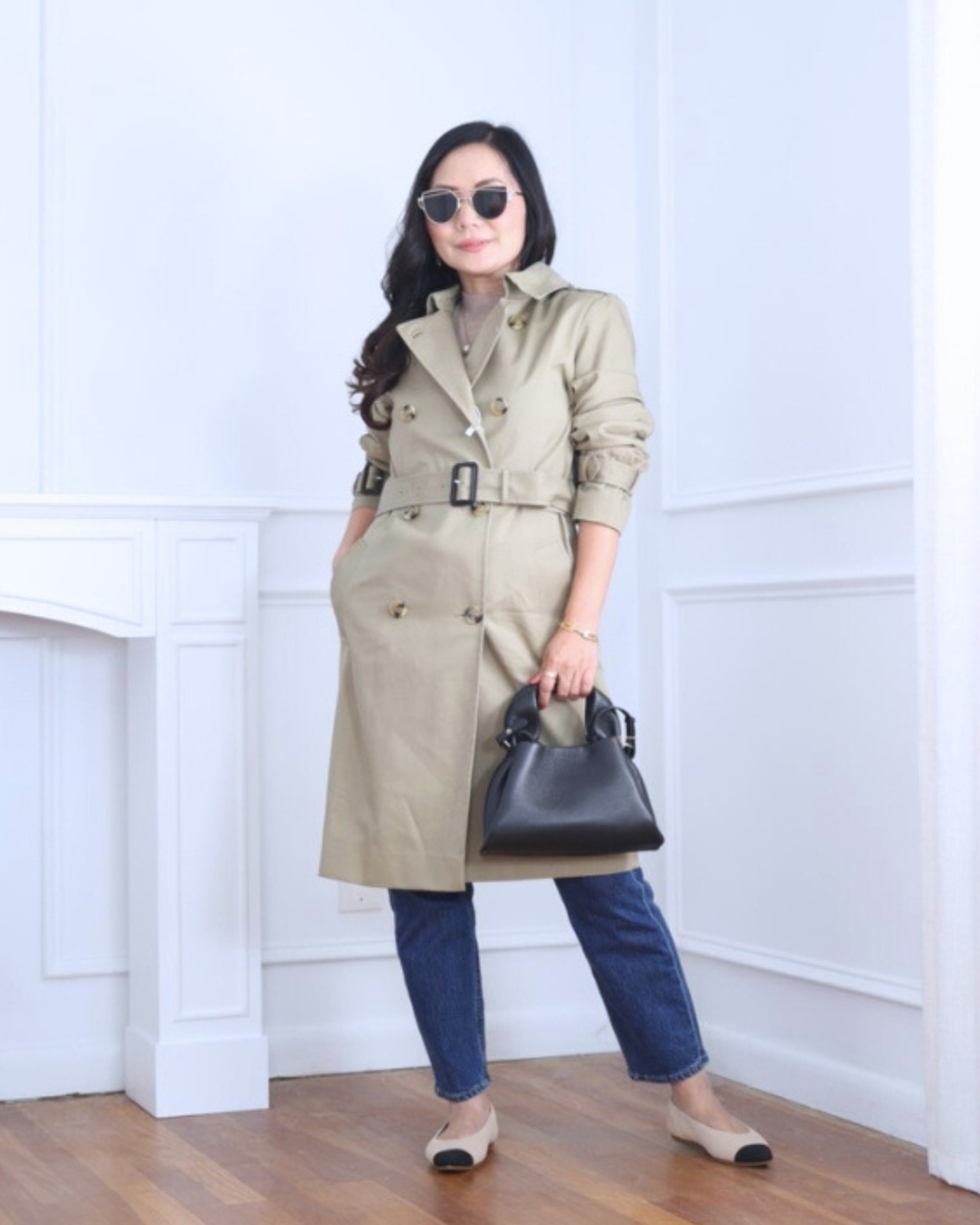 Wearing a classic trench coat from Mango with ankle jeans from Abercrombie in size 27/4P — a timeless combo that always feels effortlessly chic. I’m 5’2, wearing size S.

#LTKOver40 #LTKPetite #LTKStyleTip