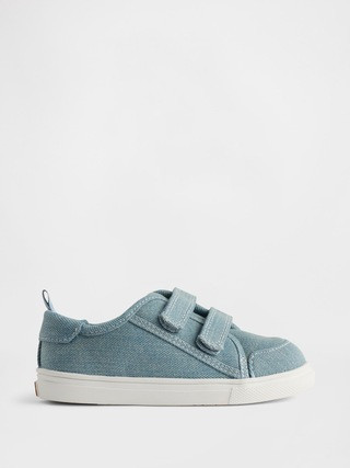 Toddler Canvas Denim Sneakers | Gap (US)