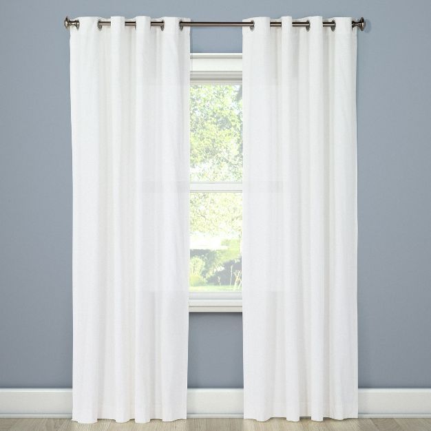 1pc Light Filtering Solid Window Curtain Panel - Threshold™ | Target