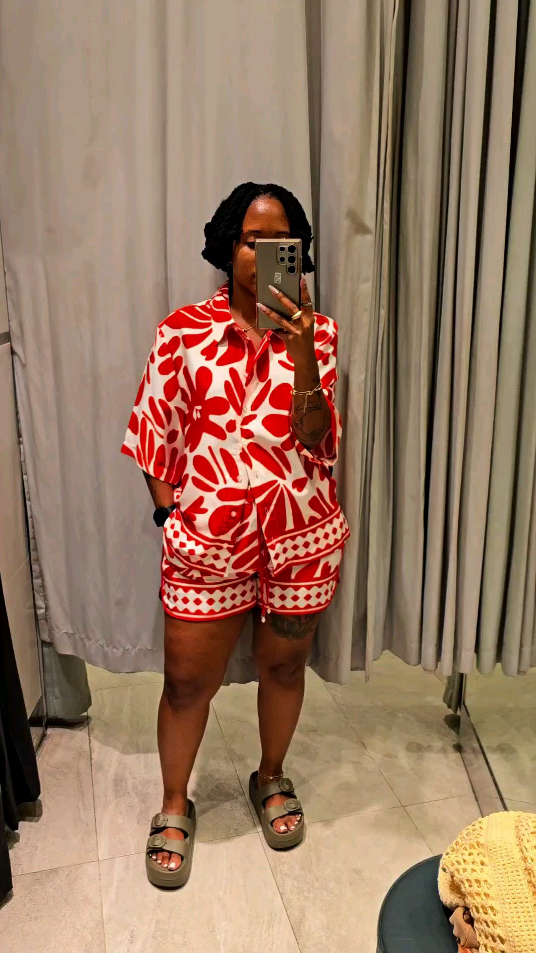 I am wearing a size small top and medium bottom. This H&M set is lightweight and comfy. This look is perfect for vacation. 

#LTKSeasonal