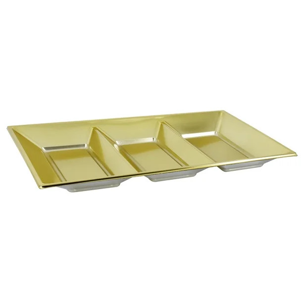 Way To Celebrate Plastic 3 Compartment Platter | Walmart (US)