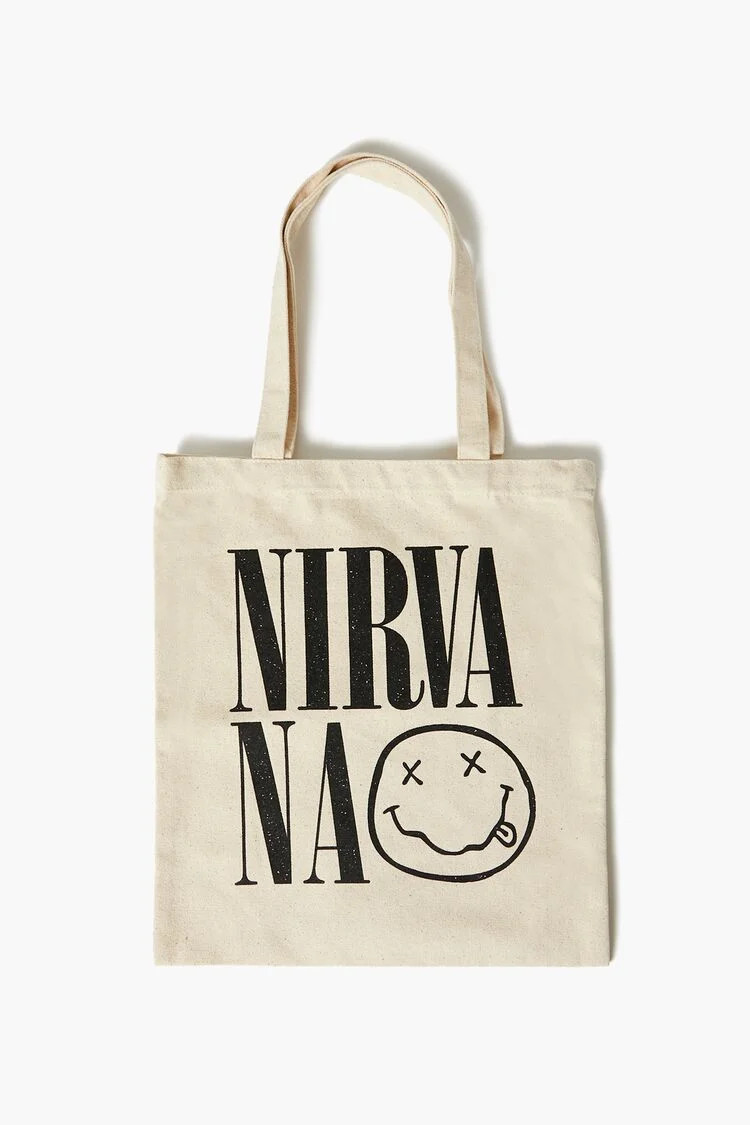 Nirvana Graphic Tote Bag | Forever 21 | Forever 21 (US)