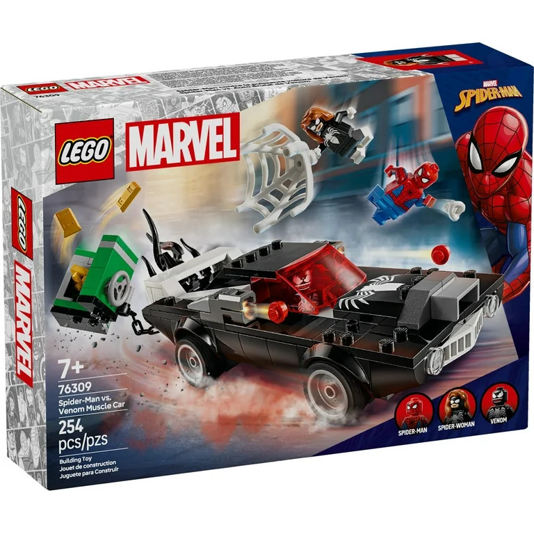 LEGO Marvel Spider-Man vs. Venom Muscle Car Toy - Building Set for Kids, Boys and Girls, Ages 7+ ... | Walmart (US)