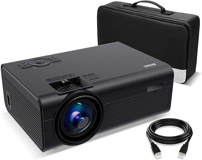 Living Enrichment Mini Projector, Built-in Dual Speaker and Full HD 1080p Movie Video Projector, ... | Amazon (US)