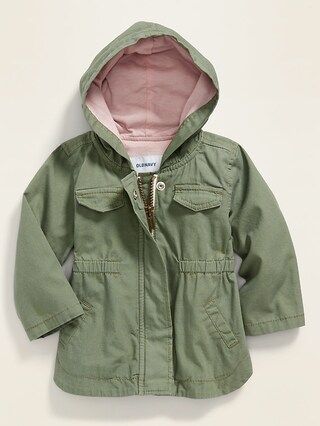 Hooded Canvas Utility Jacket for Baby | Old Navy (US)