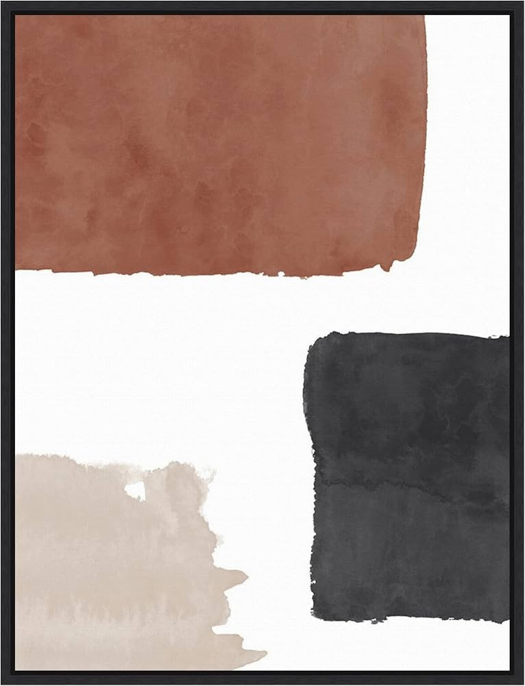 Amanti Art Framed Canvas Wall Art 24x18 Terracotta No. 1 by Brandon Wong, Framed Wall Art Canvas,... | Amazon (US)