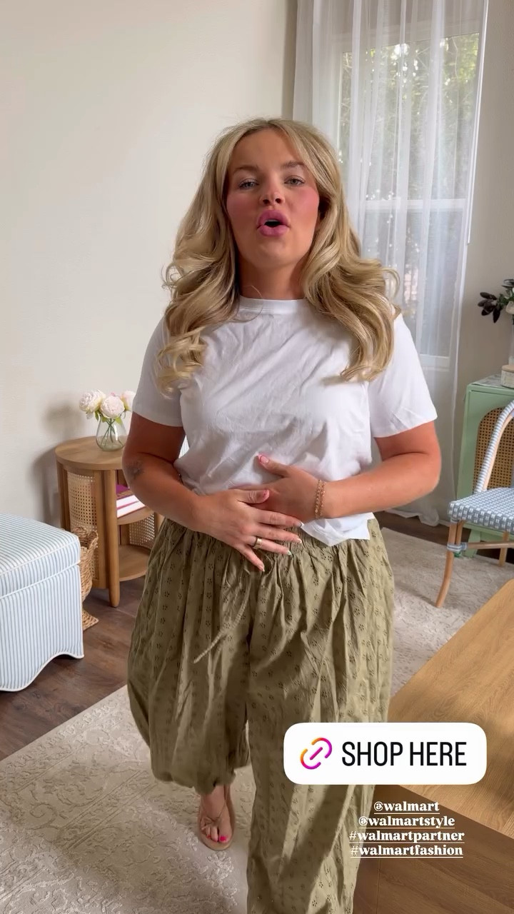 Loving these comfy T-shirts and these eyelet embroidered pants they are so cute for summer in spring!

@walmart @walmartstyle #walmartpartner #walmartfashion

#LTKSeasonal #LTKMidsize