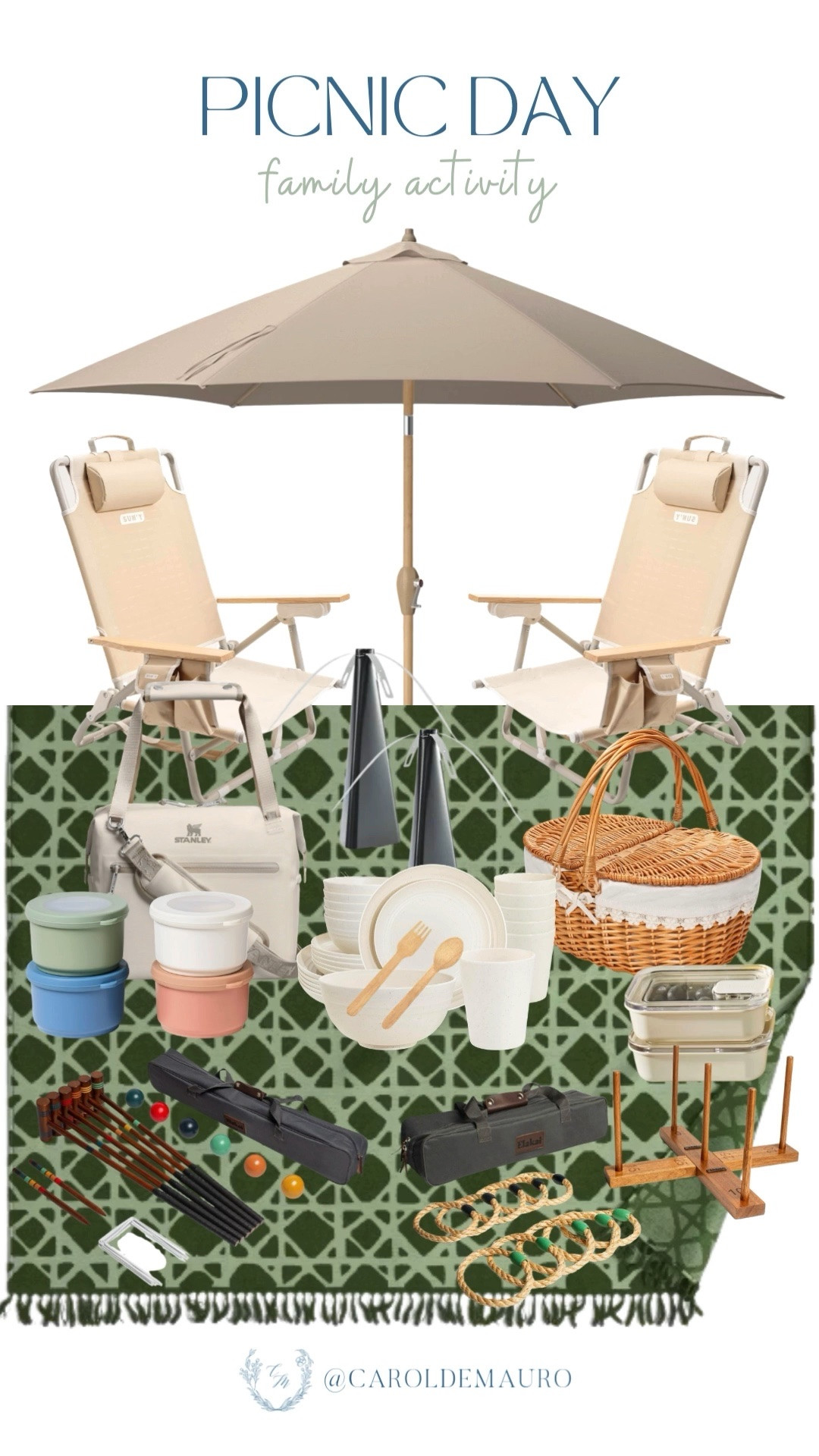 Sandwiches are packed, the umbrella is up, and the ring toss is ready to go! Just a simple reminder that the best memories are made with some fresh air and this setup!

picnic day, family activity, spring break, outdoor essentials, park day, dining alfresco, food containers, stanley

#LTKU #LTKSeasonal #LTKHome