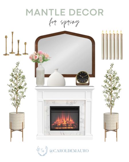 Elevate your fireplace this Spring with these mantle decor pieces that are the perfect addition to your home!
#interiordesign #seasonalstyling #designtips #homeinspo

#LTKSeasonal #LTKstyletip #LTKhome