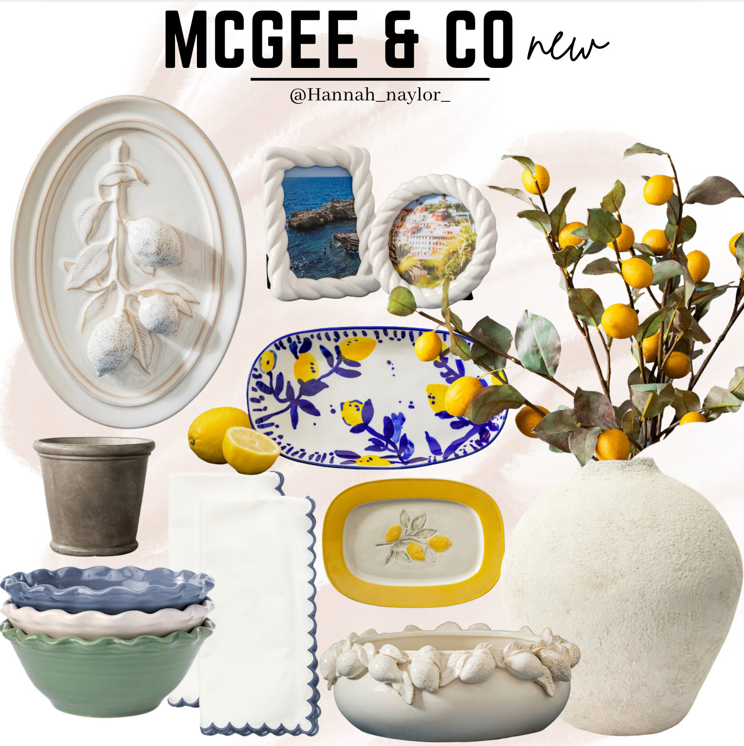 New Amalfi Collection from McGee & Co. #mcgeeandco #new #homedecor  

 #LTKSeasonal #LTKActive #LTKHome