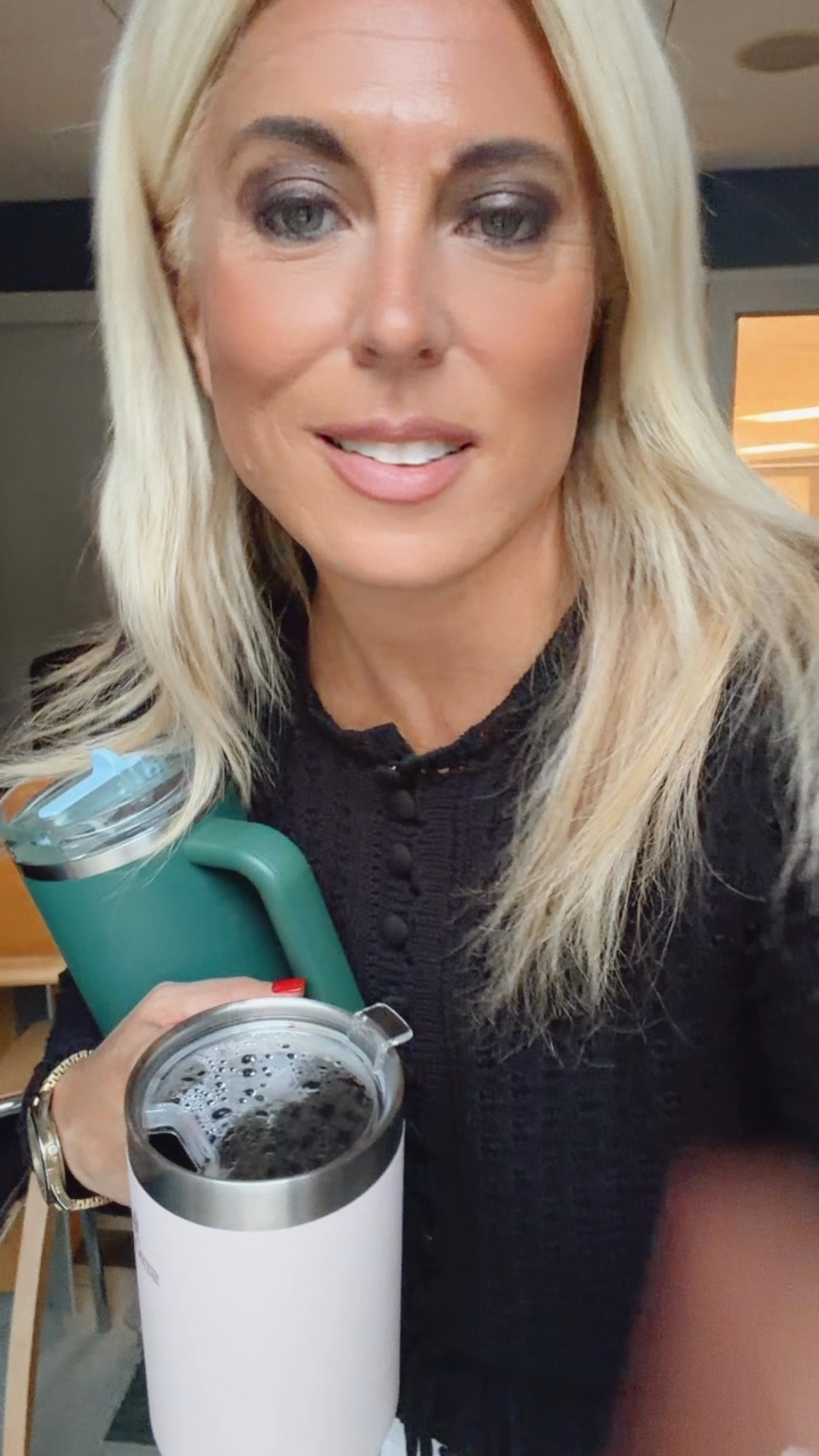 I've been a Stanley fan for years, I've just always loved the quality and durability of their products. I thought it would be fun to show a little snapshot of my day and how they seamlessly "work" with me throughout the day! They do exactly what you need them to do - keep colds cold and hots hot. I'm not kidding when I write this, but I always have some sort of Stanley product on me throughout my day - whether I'm caffeinating up or keeping myself hydrated. My go-to faves are The Everyday Suburban Mug (I go with the big one - 30 ounces!) and The Quencher ProTour Flip Straw Tumbler (I go with the 40 ounces!). I love that they fit easily into my car cup holders. This has been a biggie for me since I'm always on the go-go-go! They have some incredible new releases right now, too with gorgeous colors and patterns! 
.
#stanleypartner