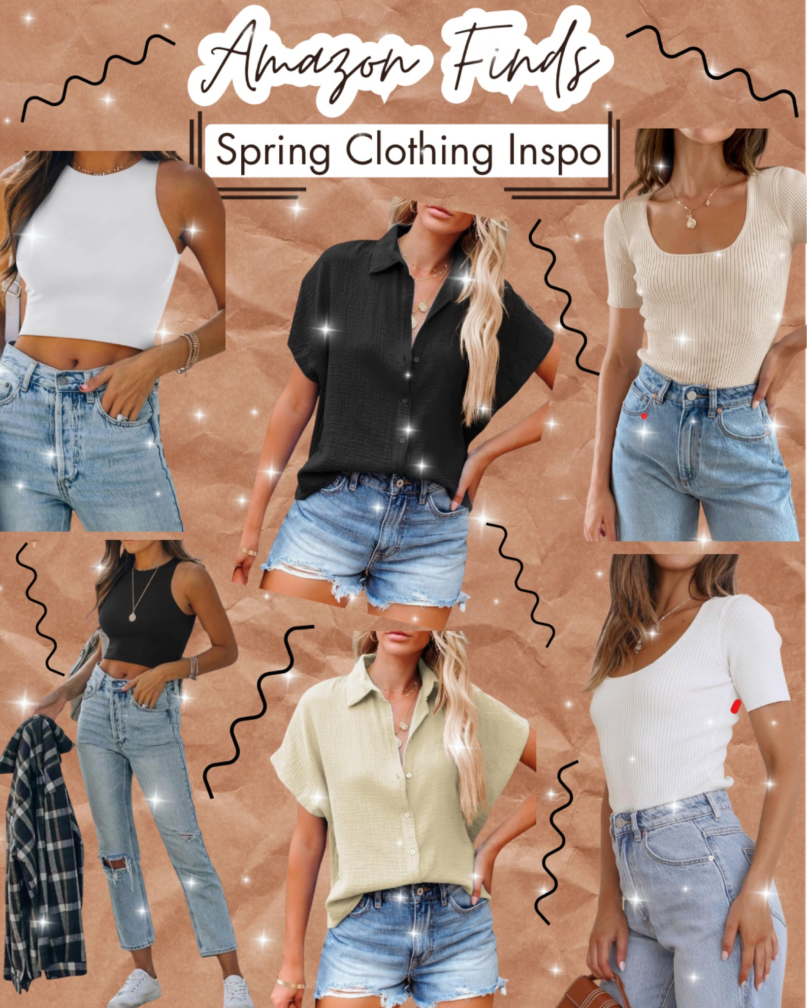 Amazon Finds Spring Clothing Inspo #amazon #finds #spring #inspo #fashion #spring 

#LTKSpringSale #LTKstyletip #LTKsalealert