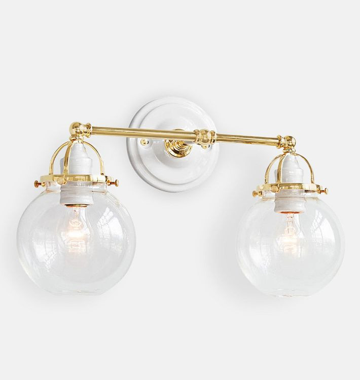 Mist Double Sconce | Rejuvenation