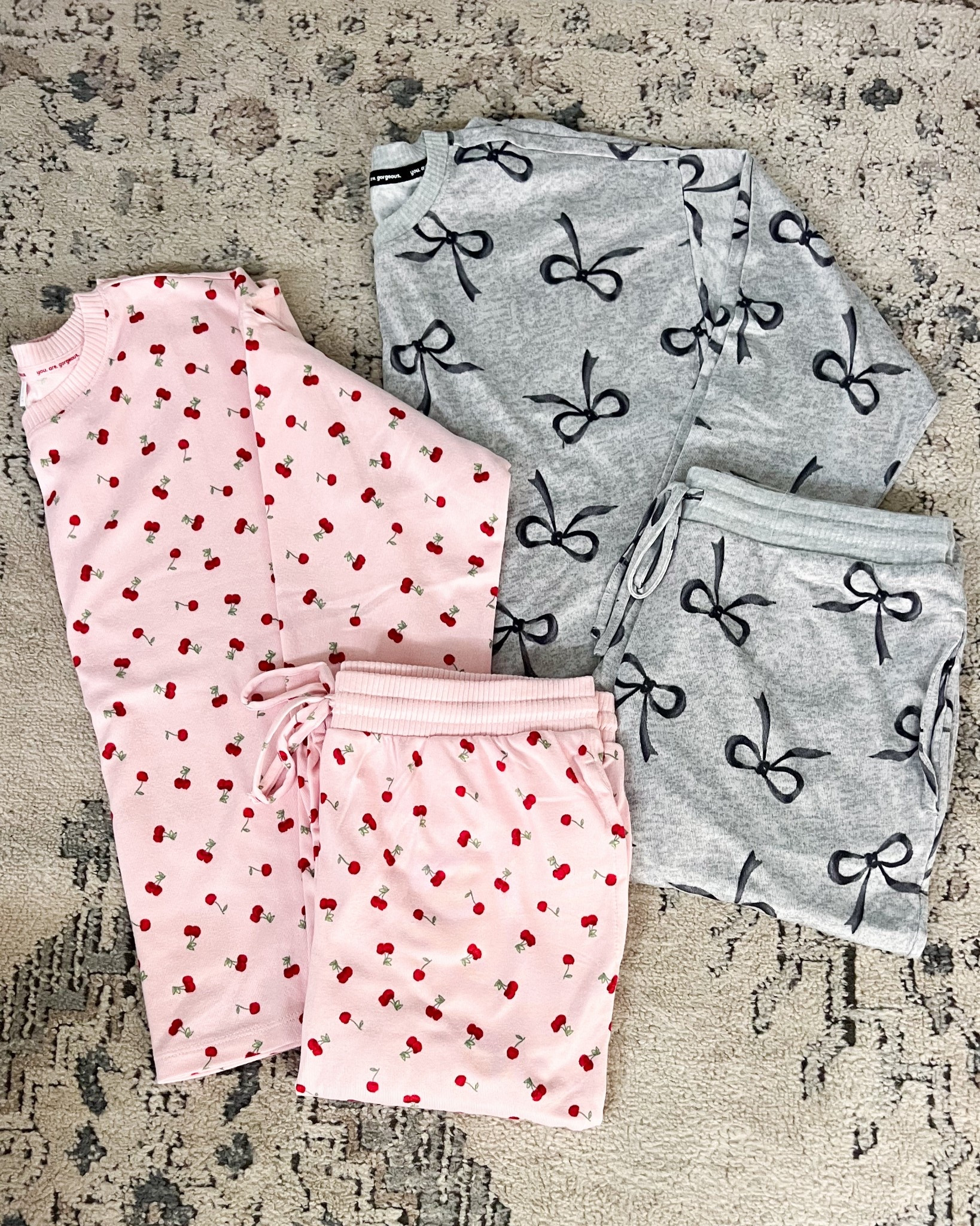 Every winter these super soft hacci knit pajamas from Joyspun are my favorite and they are BACK! The bows and cherries are SO cute and these sell out every year.

#LTKOver40 #LTKSeasonal #LTKFindsUnder50