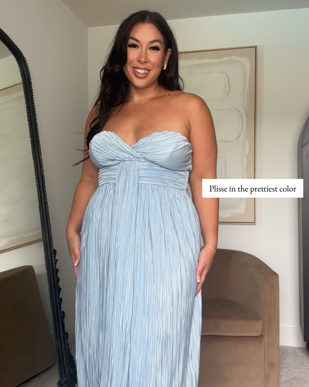 Midsize wedding guest dresses that make me feel confident, as a size 14/16 mama! I love the satin fabric and light blue color of this dress. Let me know which is your fave!
-
-
-
affordable fashion, midsize dresses, spring wedding guest dress

#LTKMidsize #LTKWedding