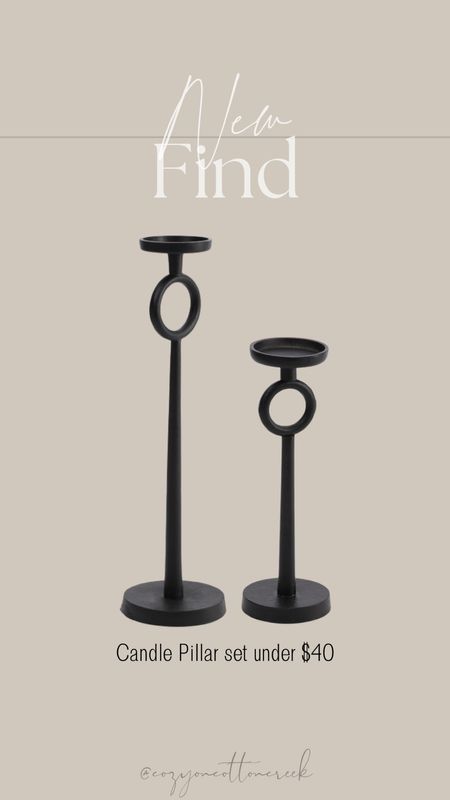 Candle holders
Tall black candle holder
Candle pillars

#LTKhome
